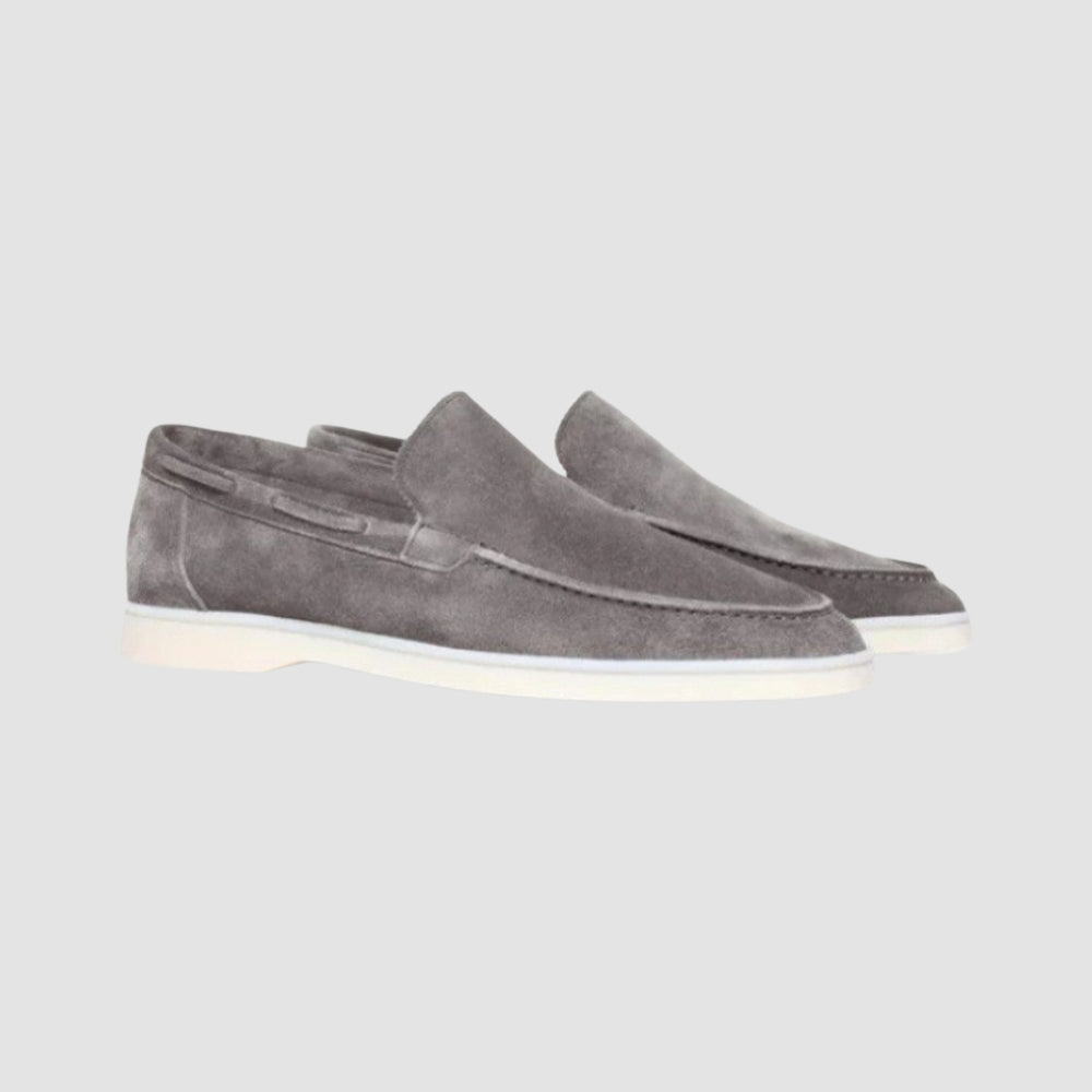 Old Money Old Money Frosted Suede Pedal Loafers